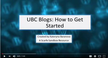 UBC Blog Tutorial 1 – Getting Started