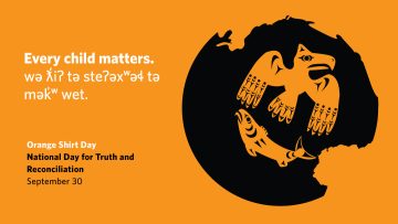 On National Day for Truth and Reconciliation we wear orange! Listen, learn and honour the stories of residential school survivors.